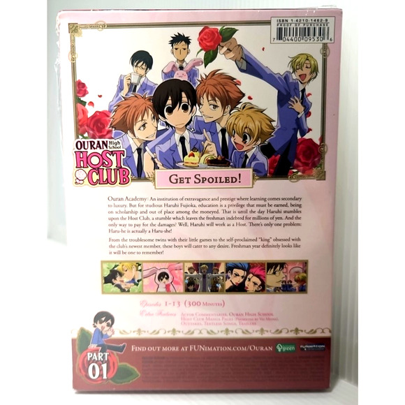 Ouran High School Host Club Season 1 / Part 1 & 2 / 4-DVD combo! Funimation NEW - Picture 3 of 4